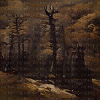 Brown Dead Trees Background - kostenlos png