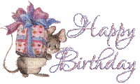 text happy birthday - Ingyenes animált GIF