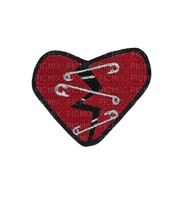 broken heart patch - gratis png