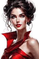 Woman Red  - Bogusia - ilmainen png
