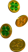 Coins.Green.Gold - png ฟรี