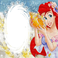 Kaz_Creations Cartoons The Little Mermaid Frame - Free PNG