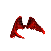 red dark wings - Gratis animeret GIF