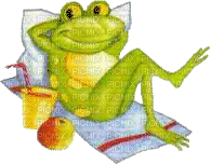FROG  HOLIDAY gif GRENOUILLE