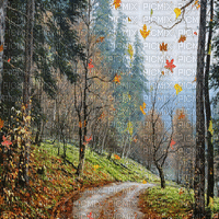 autumn falling leaves bg gif automne fond - Бесплатни анимирани ГИФ