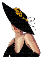 kikkapink vintage woman - PNG gratuit