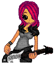 guitar girl doll - Animovaný GIF zadarmo