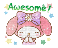 My Melody Eccezionale - Awesome - Gratis animeret GIF