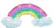Pastel kawaii glitter pixel arc en ciel gif - Gratis animeret GIF