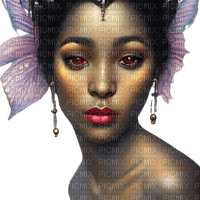 kikkapink fantasy african woman - PNG gratuit