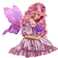 pink fairy fantasy laurachan - ücretsiz png