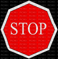 stop - Bezmaksas animēts GIF