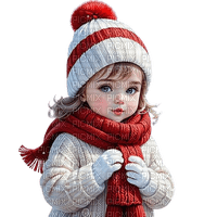 Winter.Little Girl.Fille.Victoriabea - Free PNG