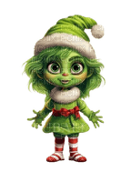grinch girl - 免费PNG