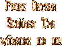 Frohe Ostern - Бесплатный анимированный гифка
