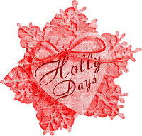 Christmas.Winter.Snowflake.Heart.Red - Free PNG