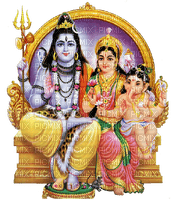Shiv Parvati Ganesh - ücretsiz png
