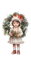 Noël enfant couronne - nemokama png