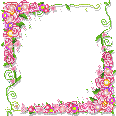 Flower Frame - Free animated GIF