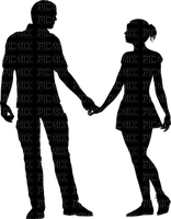 couple shilouette - Free PNG
