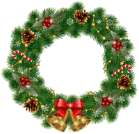 x mas wreath - gratis png