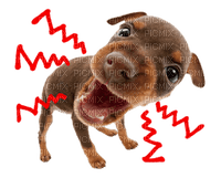 the dog line sticker - PNG gratuit