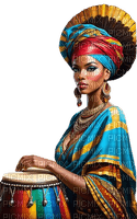 Африканская женщина - gratis png