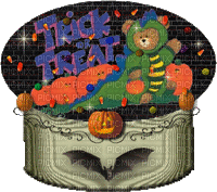 Halloween Globe - GIF animate gratis