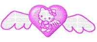 Coeur Hello Kitty - GIF animé gratuit