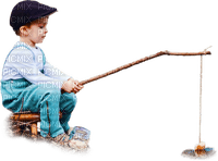 pojke-fiskar-barn--boy-fishing-child - png grátis