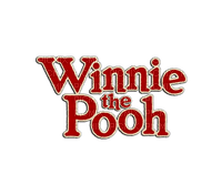 Kaz_Creations Logo Text Winnie The Pooh - PNG gratuit