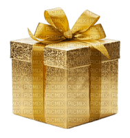 gold gift - gratis png