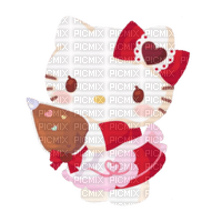 Hello Kitty with piping bag