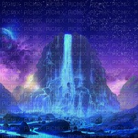 blue fantasy background - PNG gratuit