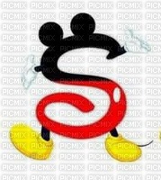 image encre lettre S Mickey Disney edited by me - darmowe png