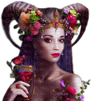 Woman.Fantasy.Multi Colored - KittyKatLuv65 - ücretsiz png