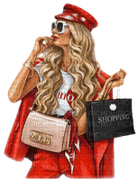 loly33 femme shopping - kostenlos png