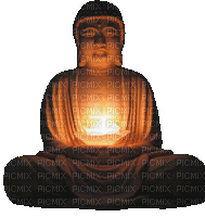 buddha gif light anime animated deco tube religion penser faith asia statue figure