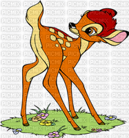 Bambi - Animovaný GIF zadarmo