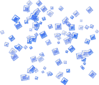 Glitter.Squares.Blue - darmowe png