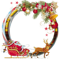 christmas frames oval /Nitsa - 免费PNG