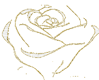 rose roses flower fleur glitter gold - GIF animé gratuit