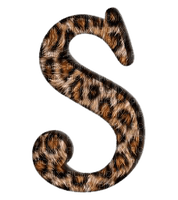 Lettre S. Leopard - PNG gratuit