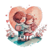 a lovely couple - gratis png