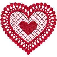 lace heart - PNG gratuit