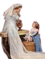 Rena Vintage Wedding Bride Braut Hochzeit Kind - δωρεάν png