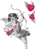 soave deco cupid boy children vintage   valentine - Free PNG