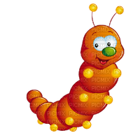 Kaz_Creations Cute Cartoon Caterpillar - PNG gratuit