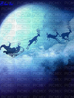 Santa sleigh bp - GIF animado grátis