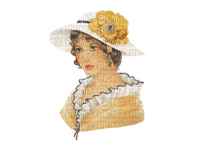 vintage woman bp - бесплатно png